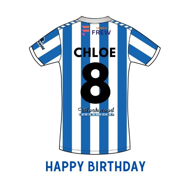 Kilmarnock F.C. Kit Birthday Cake