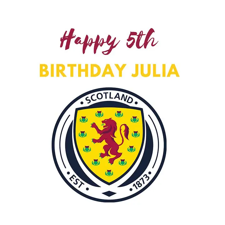 football badge birthday