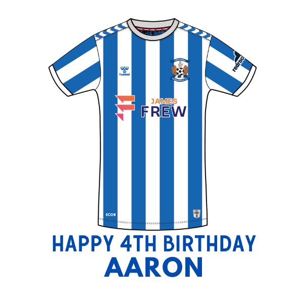 Kilmarnock F.C. Kit Birthday Cake