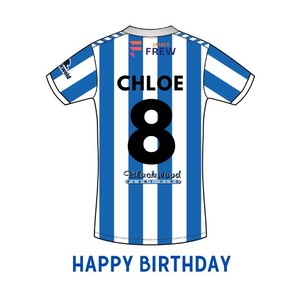 Kilmarnock F.C. Kit Birthday Cake
