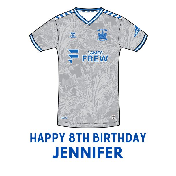 Kilmarnock F.C. Kit Birthday Cake