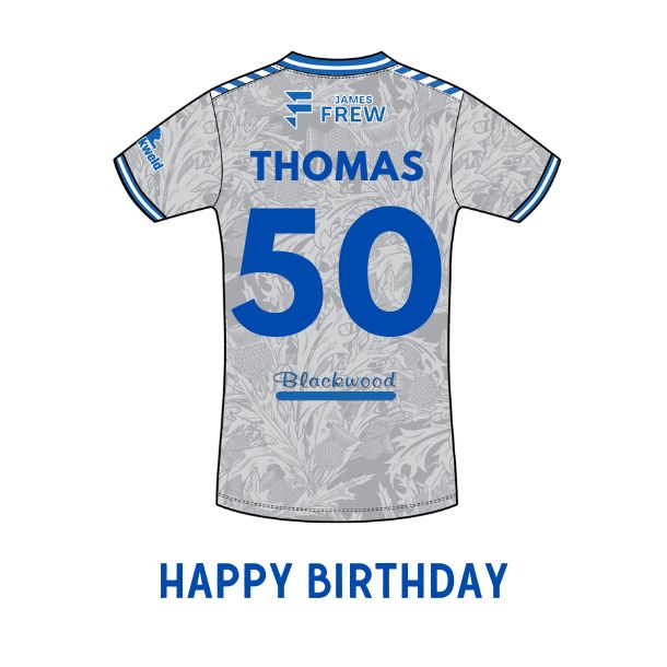 Kilmarnock F.C. Kit Birthday Cake