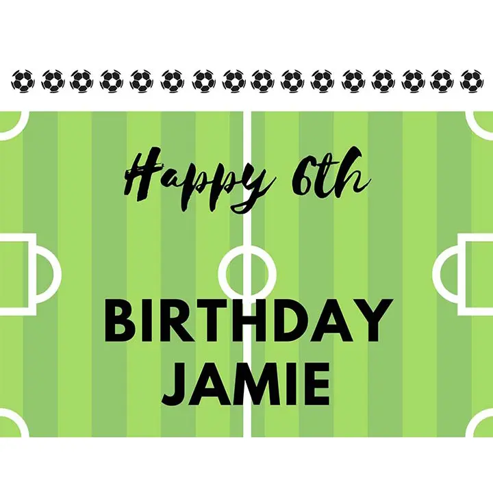 football pitch birthday
