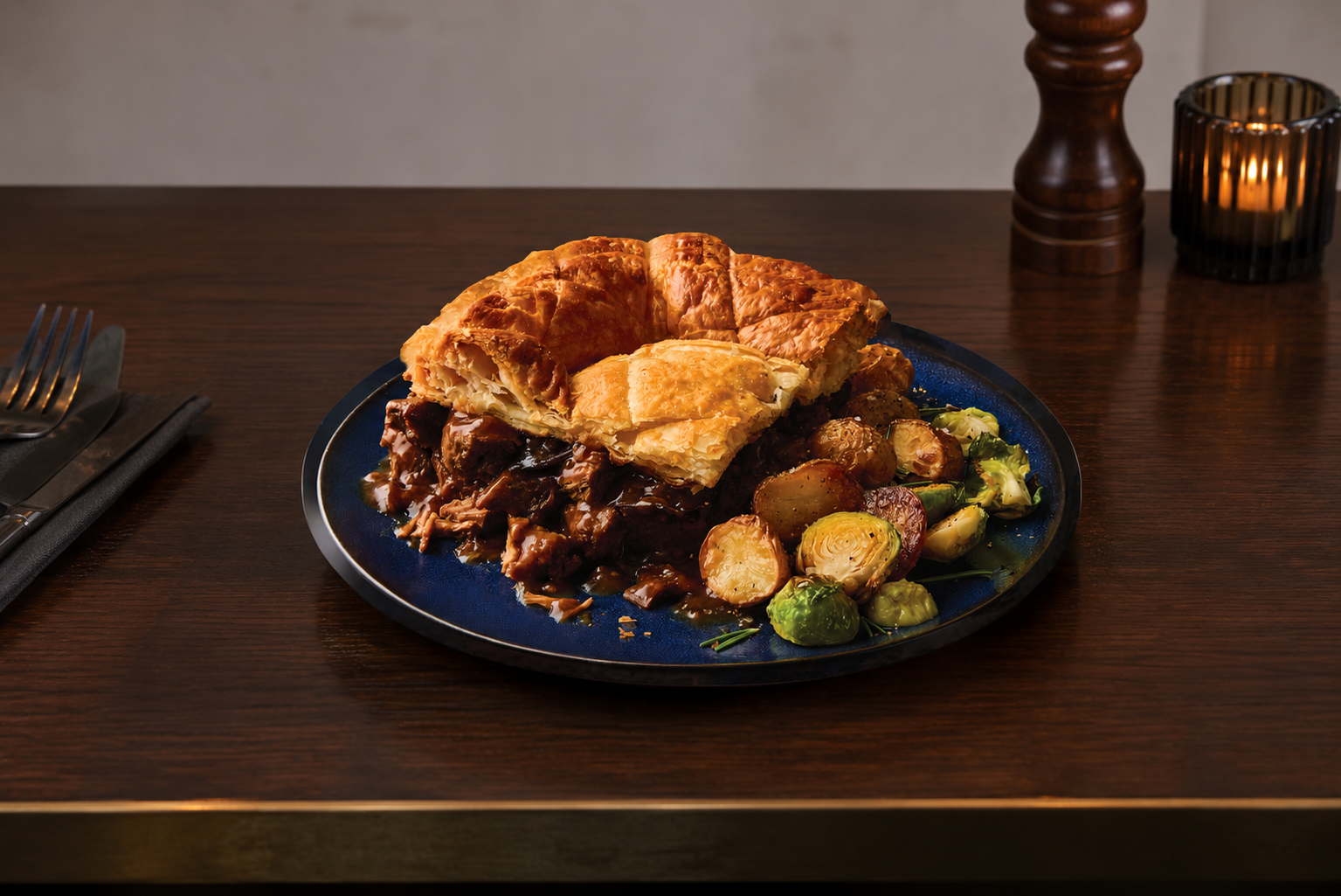 Wagyu Steak Pie Brownings the Bakers